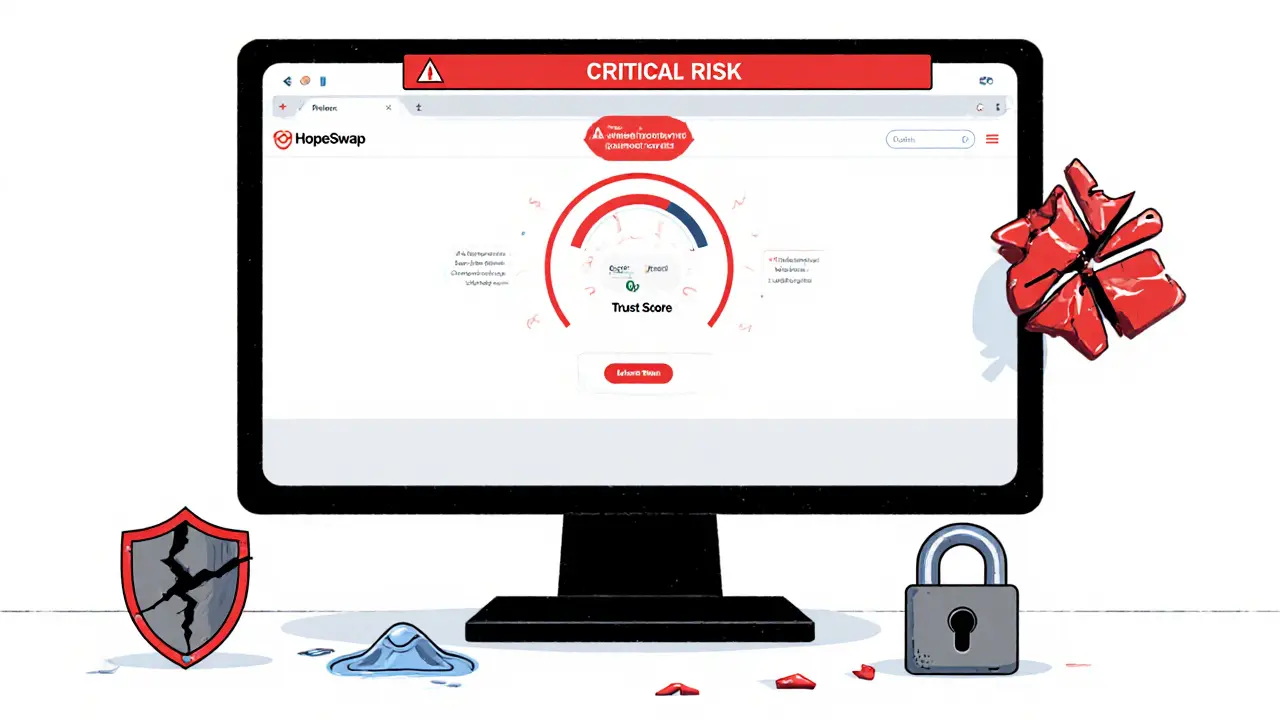 HopeSwap Crypto Exchange Review: Trust Score, Liquidity & Safety Verdict