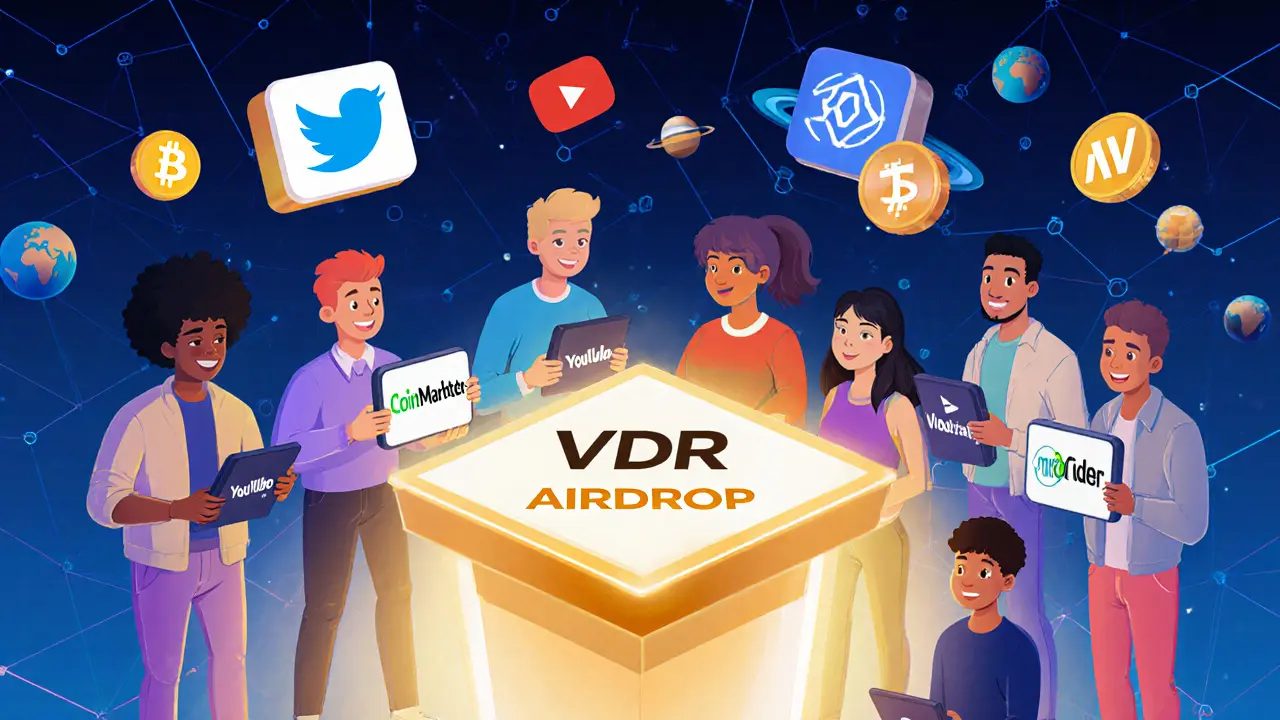 VDR Airdrop by Vodra x CoinMarketCap: How to Join and What You Get