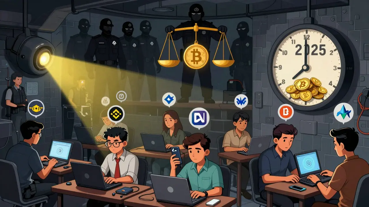 Hidden group trading crypto in Dhaka with government surveillance looming and a countdown to a policy decision in December 2025.