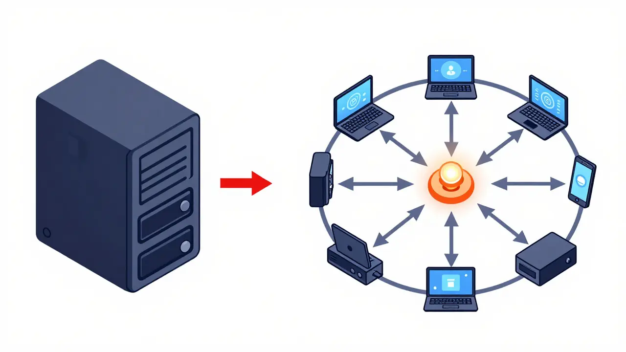P2P vs Client-Server: Why Blockchain Uses P2P