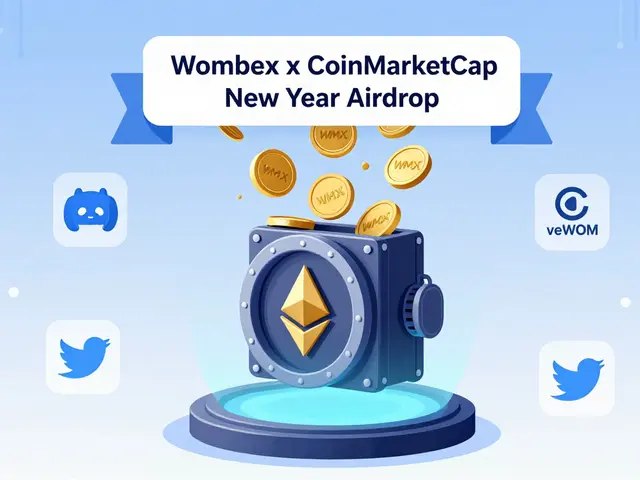 WMX Airdrop: Wombex Finance x CoinMarketCap New Year Celebration Campaign Details