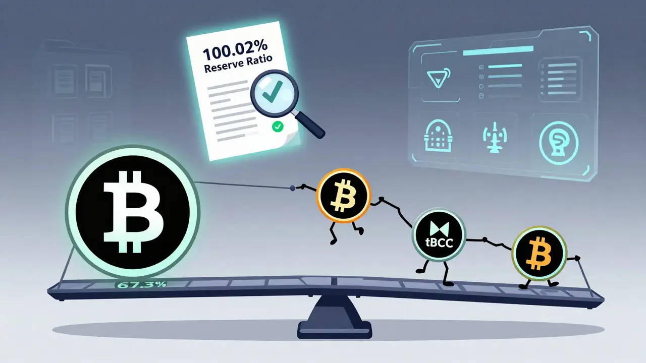 Comparison of WBTC and other wrapped Bitcoin tokens with reserve audit proof and future decentralization hints.