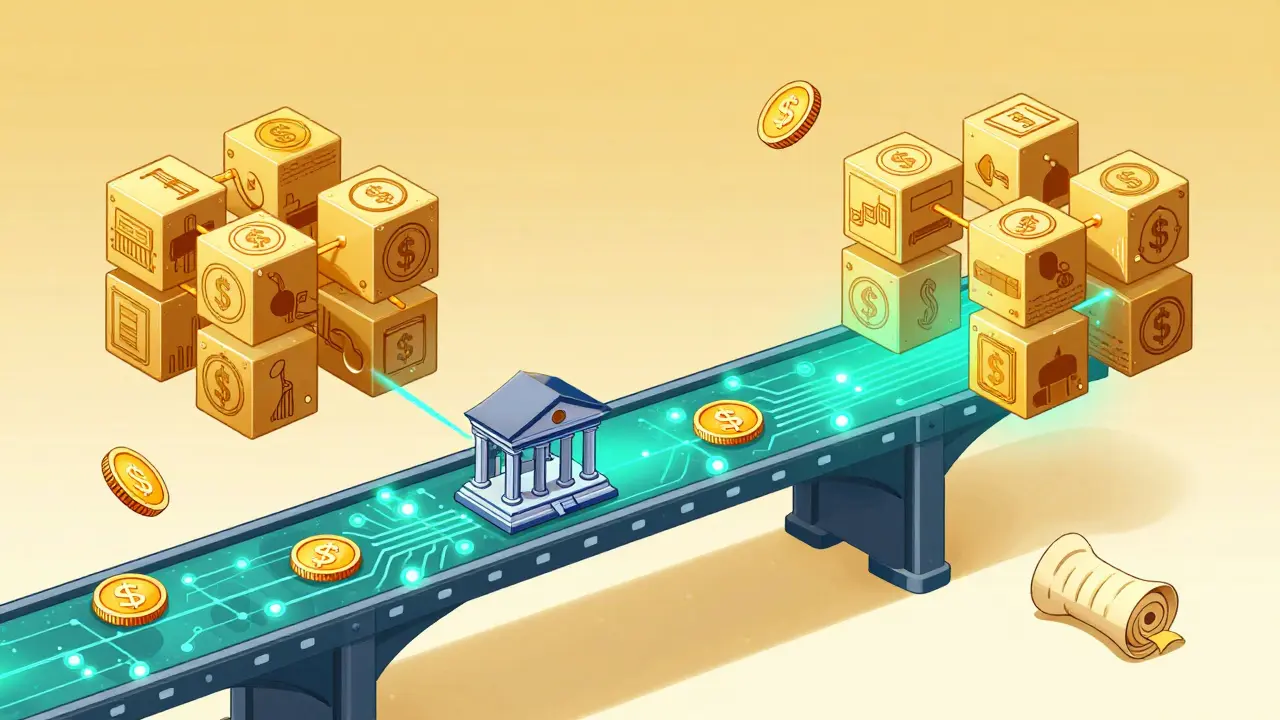 Cross-chain bridge connecting traditional finance with crypto assets