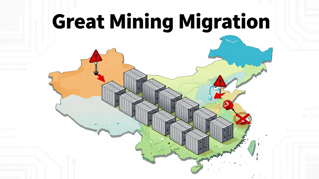 Chinese Crypto Mining Exodus: Where Did Bitcoin Miners Relocate?