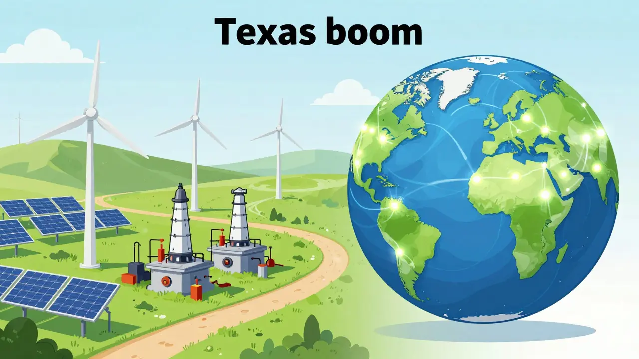 Diagram of decentralized global mining with US renewable energy sources.