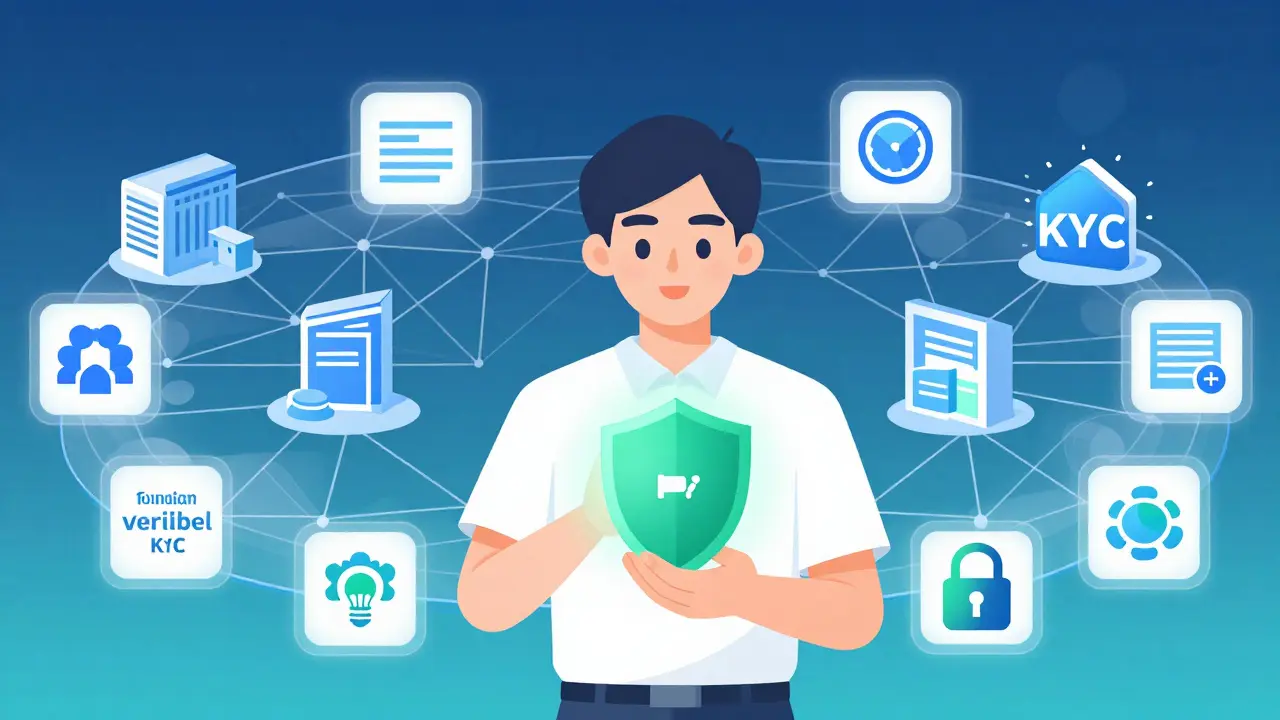Digital wallet securing identity via blockchain network and zero-knowledge proofs