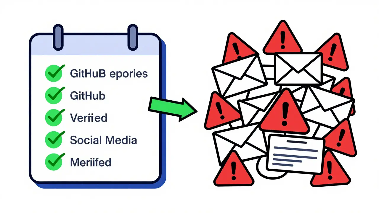 Illustration comparing safe verification methods against risky crypto traps