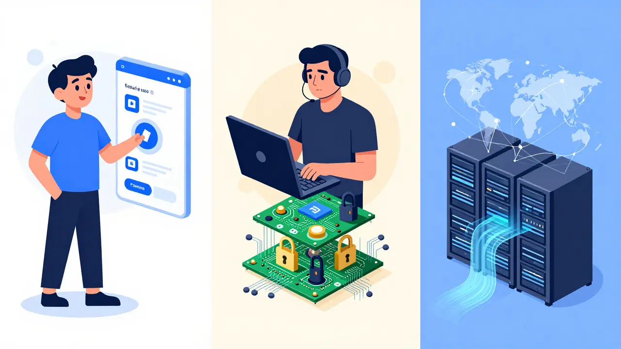 Comparison of beginner, security-focused, and global trading styles
