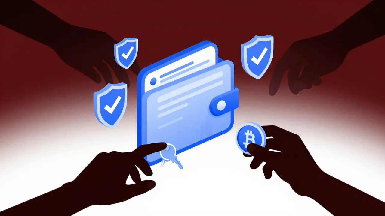 Schematic showing how to identify and avoid fake crypto airdrop scams