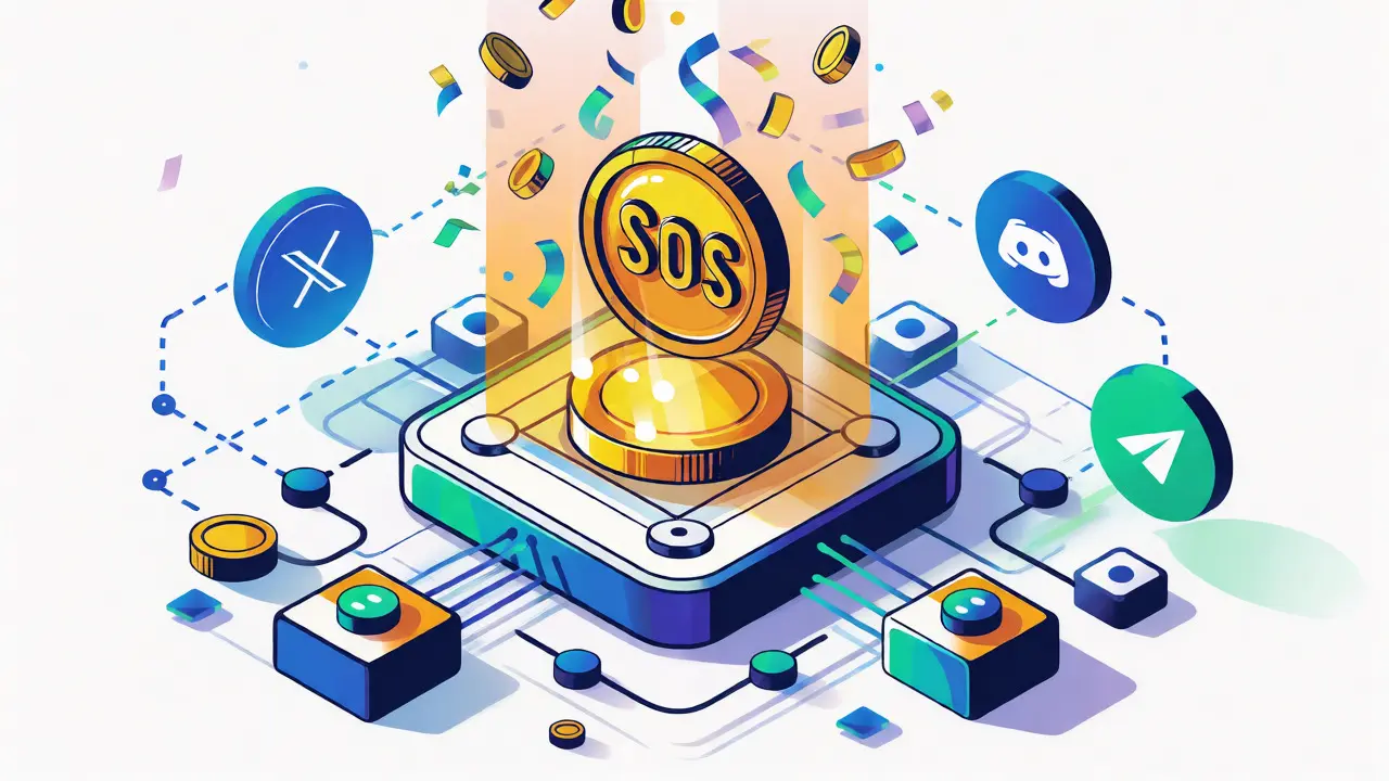 SOS Foundation IDO Launch Celebration Airdrop: How to Qualify and Claim